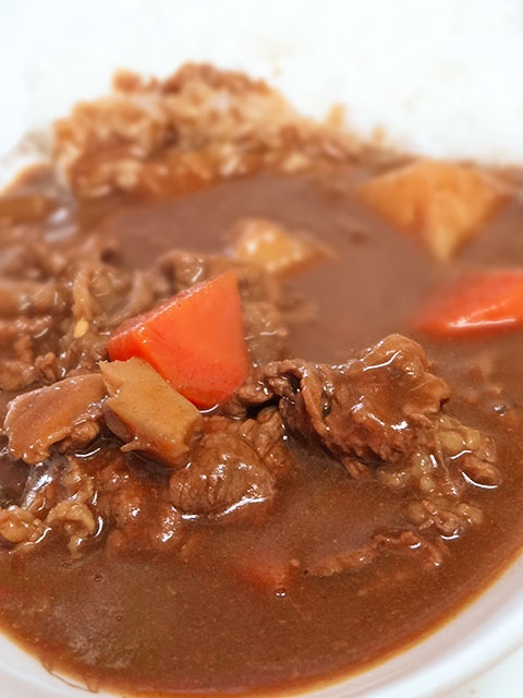 Homemade Low Fat Beef Curry and Rice