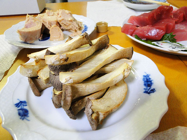 Grilled Eringi Mushrooms