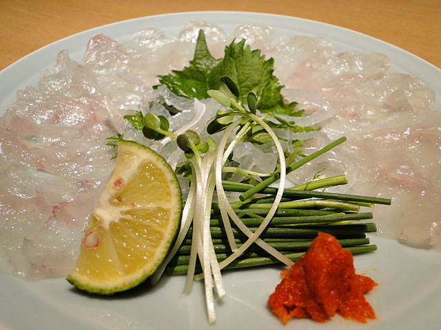 Blowfish Sashimi