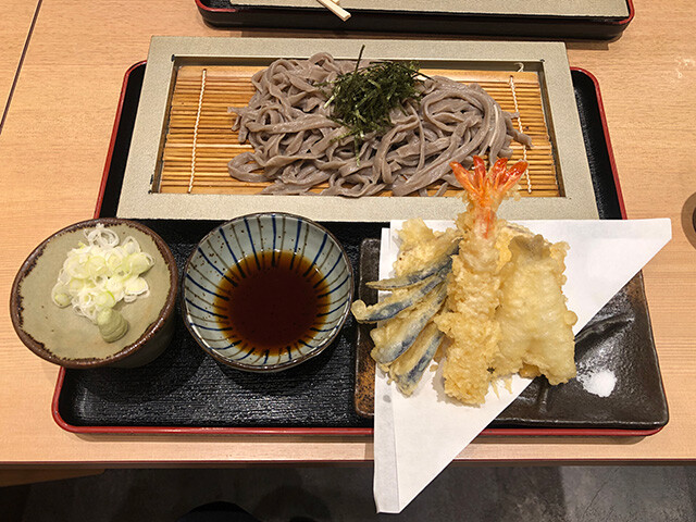 Premium Zaru Soba with Tempura