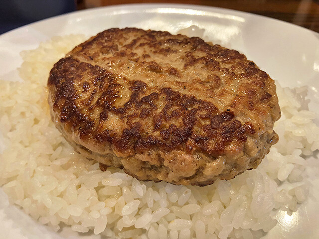 Hamburger on Rice