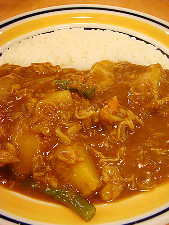 Stewed Chicken Curry with Vegetables