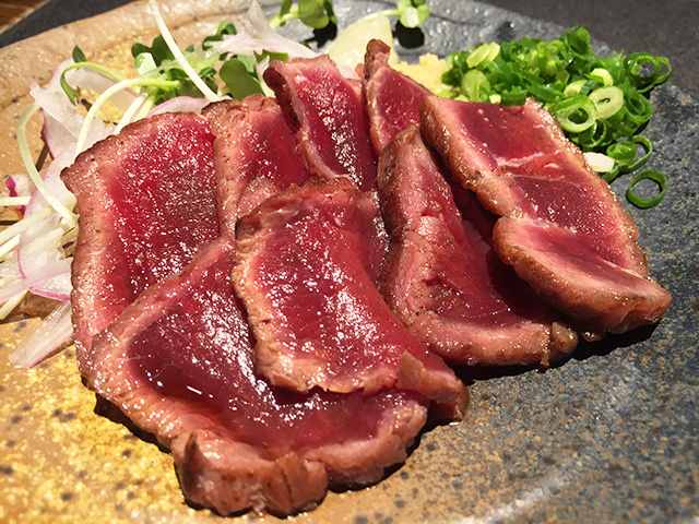 Seared Whale Meat