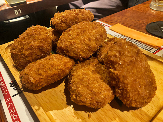 Chicken Sukiyaki Croquettes with Cheese