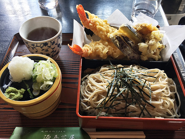 Zaru Soba with Assorted Tempura