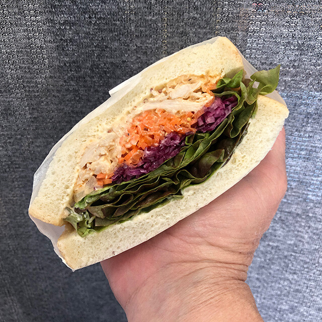 Chicken and Vegetable Sandwich