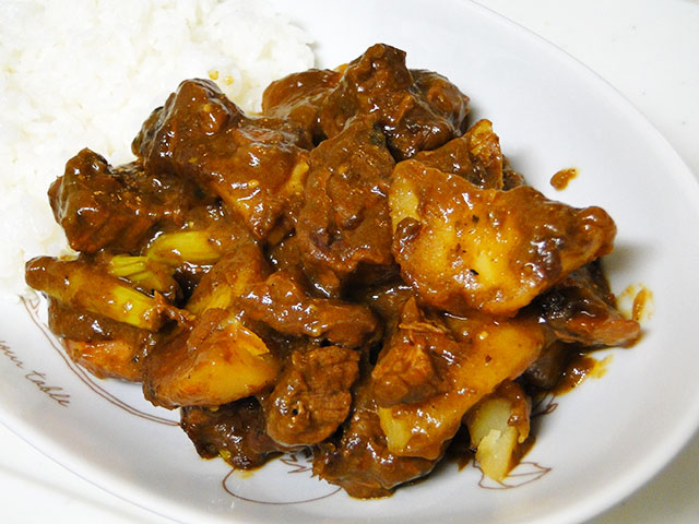 Homemade Low Fat Beef Curry