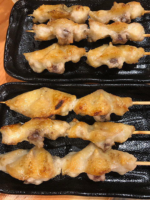 Grilled Skewered Chicken Tail