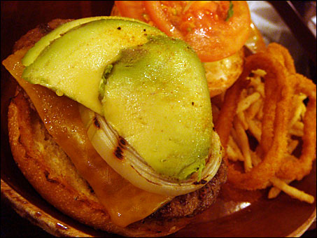 Avocado Burger with Cheese