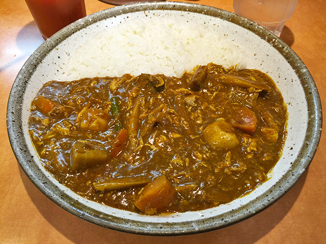 Steamed Chicken and Root Vegetable Curry in Japanese Style