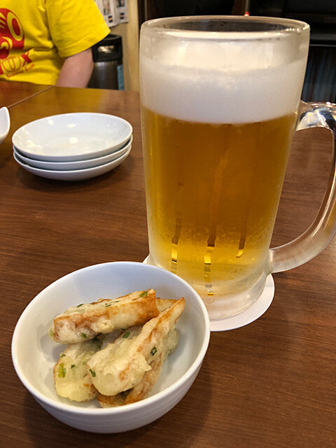 Draft Beer and Appetizer