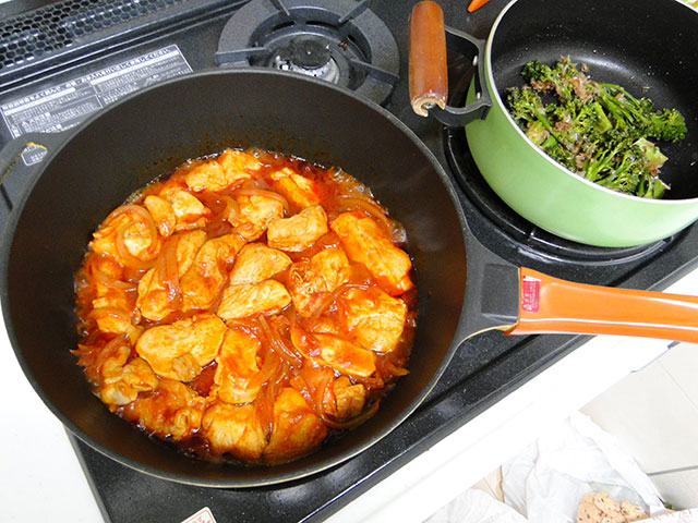 Grilled Chicken with Ketchup Sauce