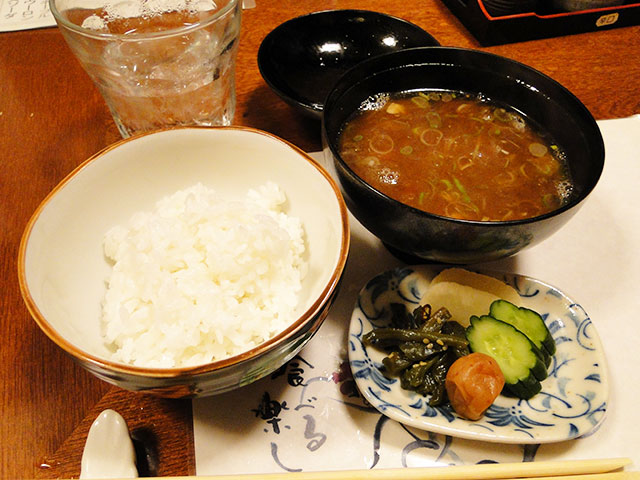 Rice with Miso Soup