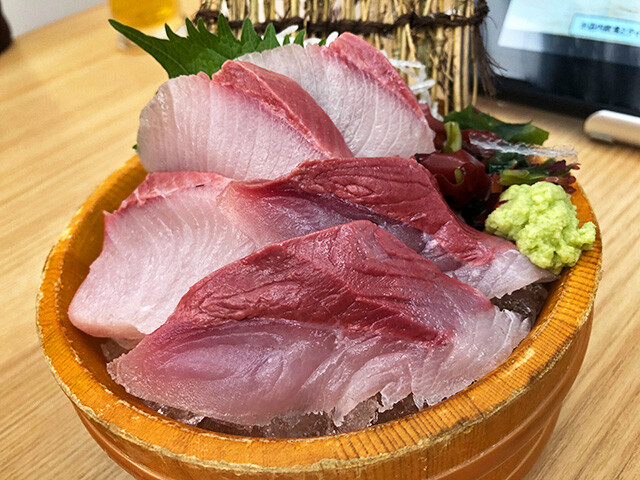 Winter Yellowtail Sashimi