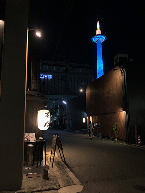 Ishian and Kyoto Tower