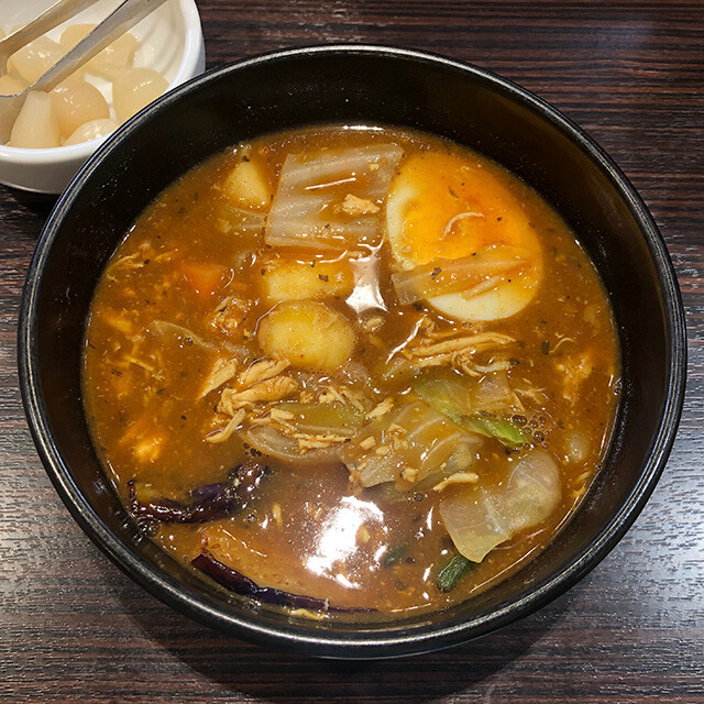 Soup Curry with Stewed Chicken