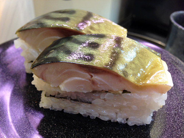 Pressed Mackerel Sushi