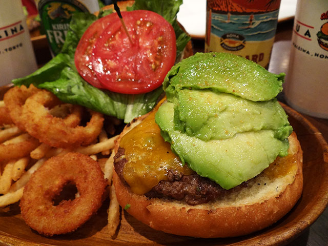 Avocado Burger with Cheese