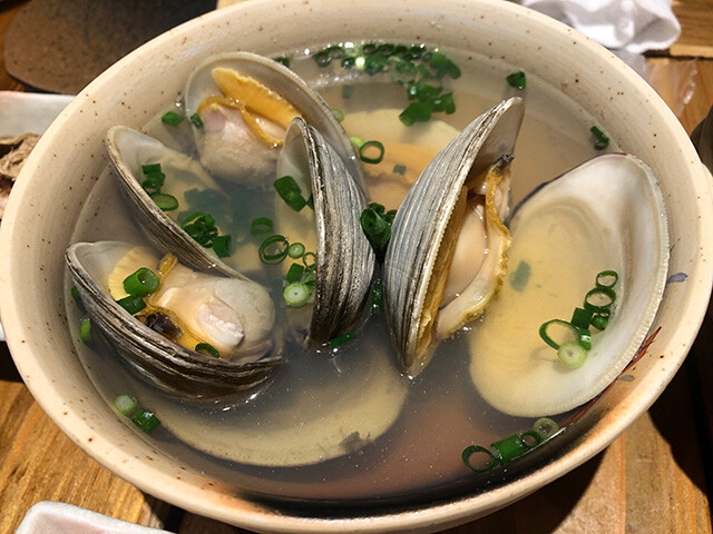 Sake Steamed Hard Clams