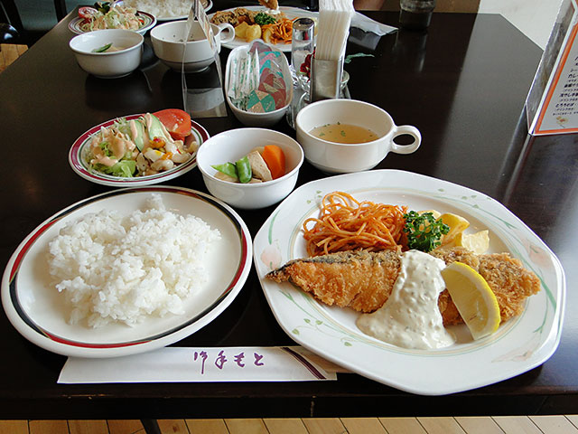 Fried Salmon Set