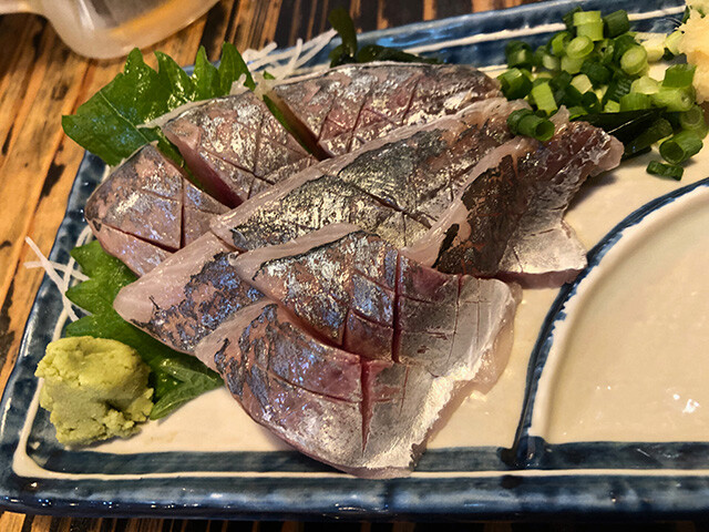 Horse Mackerel Sashimi