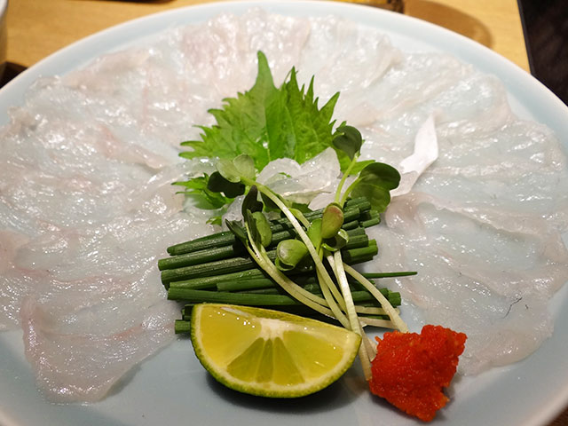 Blowfish Sashimi