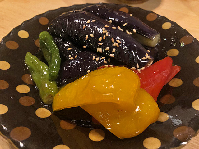 Deep-Rried Eggplant in Japanese Broth