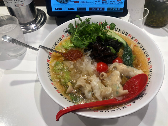 Malatang with Glass Noodles and Wontons