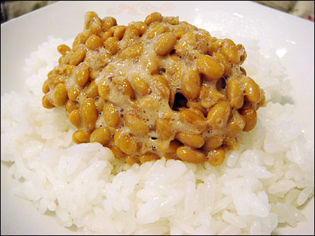 Natto and Rice