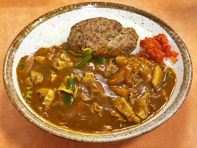 Pork and 3 Flavor Kimchi Curry with Hamburger