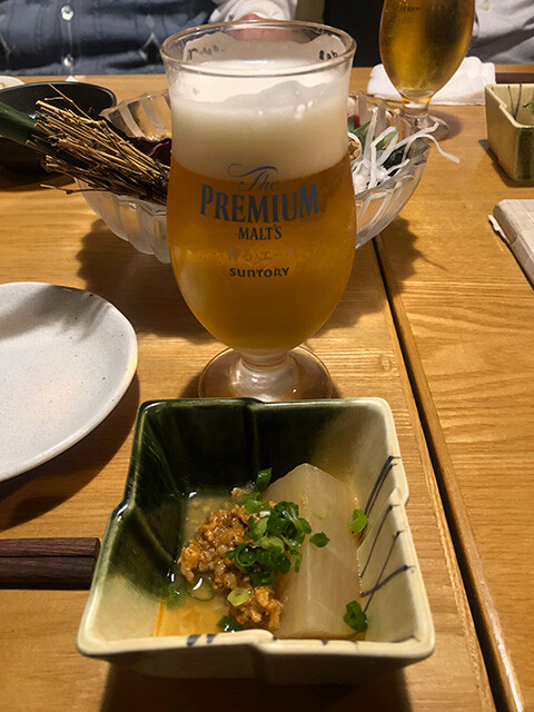 Draft Beer and Appetizer