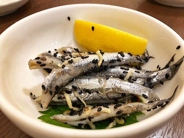 Pickled Sardine with Sesame