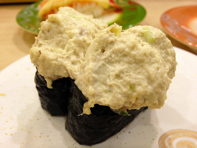 Tuna Salad Nigiri Sushi