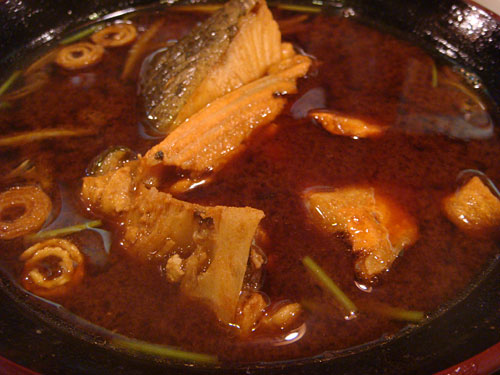 Reddish-Brown Miso Soup