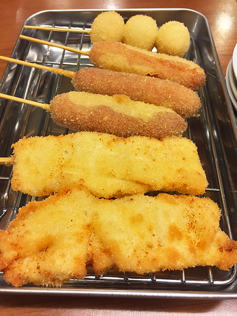 Assorted Kushikatsu