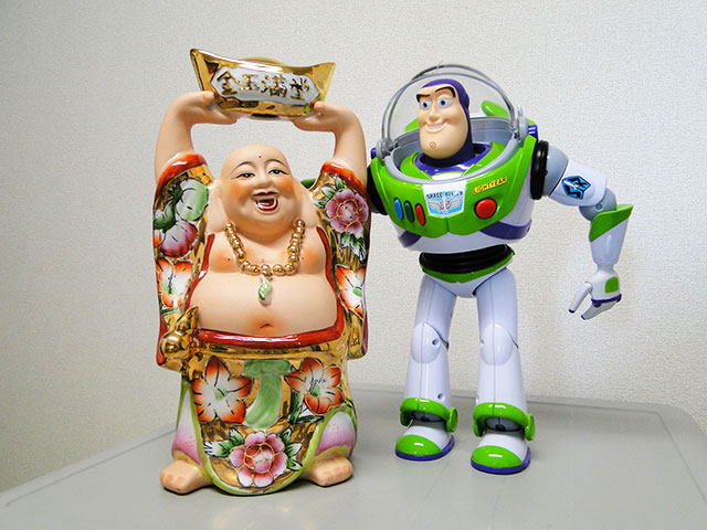 Kingyokumandow with Buzz Lightyear