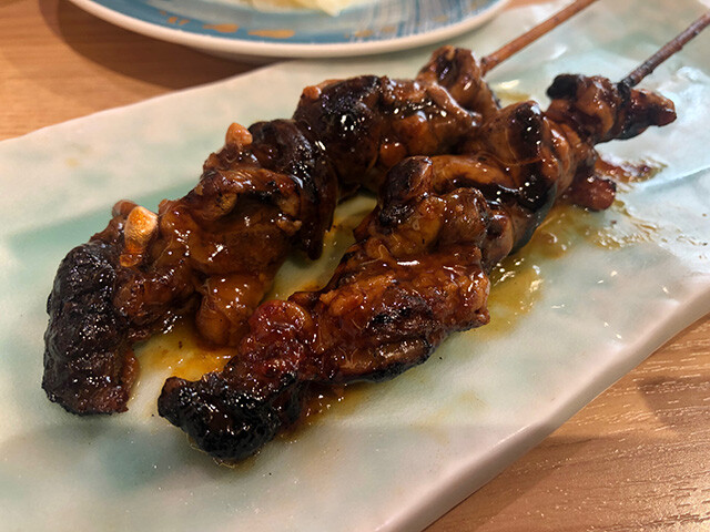 Grilled Eel Liver Skewers