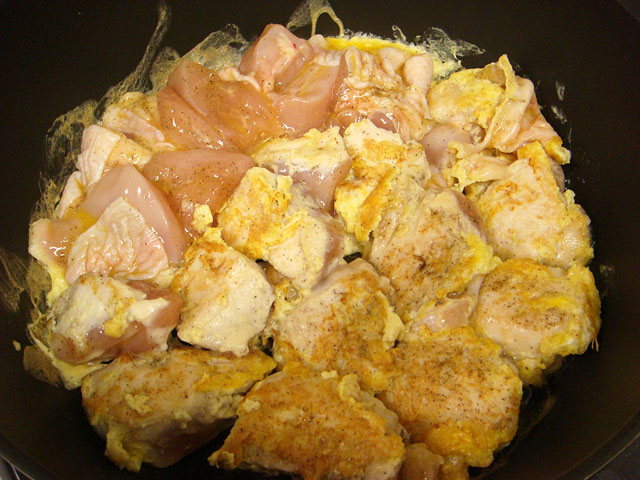 Grilled Chicken Breast with Egg