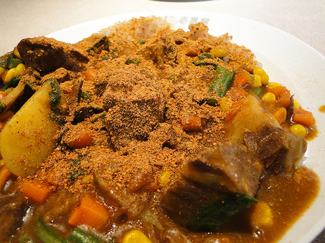 Beef Curry with Various Toppings