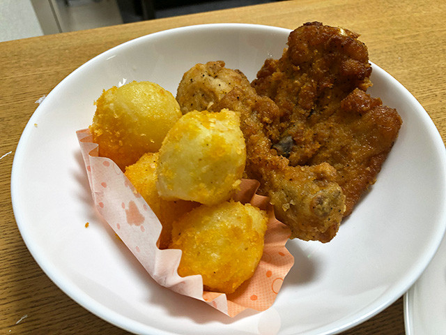 Deep-Fried Chicken and Potatoes