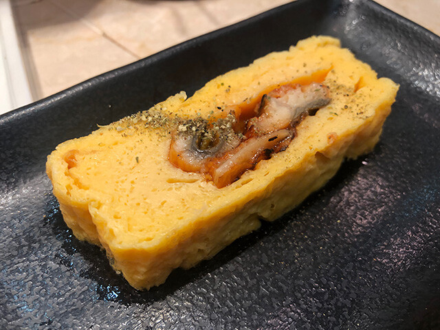 Rolled Egg Omelette with Eel