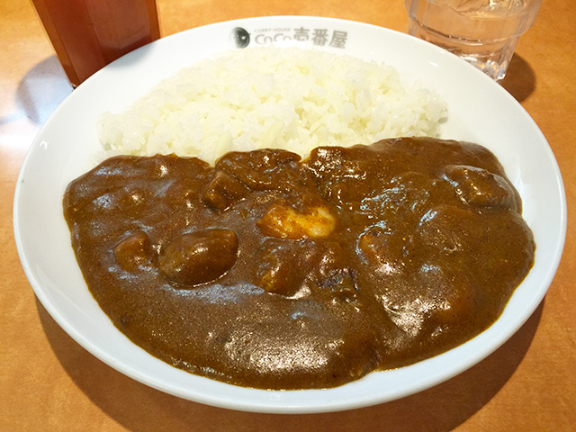 Half Order Beef Curry with Stewed Shrimps and Cheese