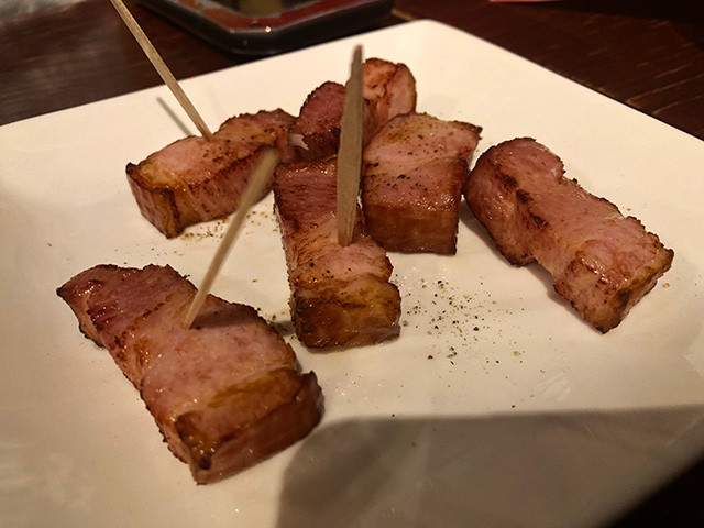 Fried Thick Bacon