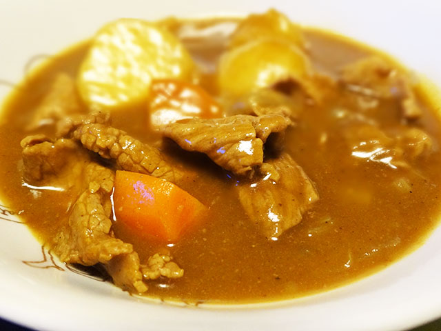 Homemade Low Fat Beef Curry