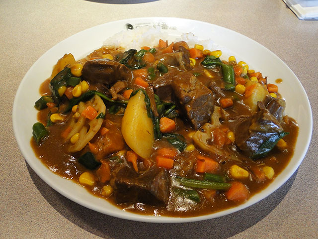 Beef Curry with Various Toppings