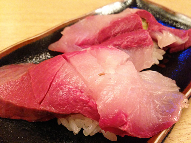 Yellow Tail Nigiri Sushi