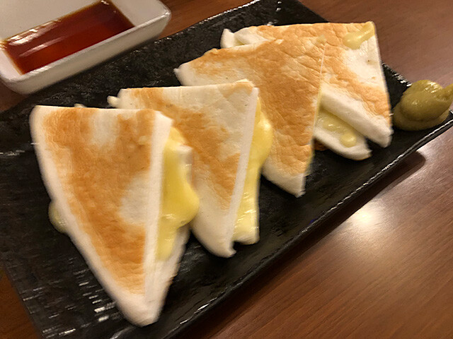 Fried Hampen with Cheese