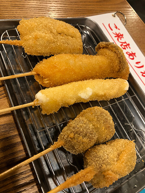 Assorted Kushikatsu