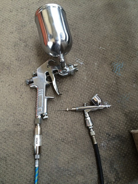 ヘルメットウレタンクリア塗装 おじさんのバイクリターンズ