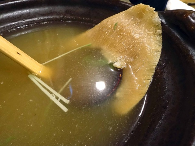 鱧と松茸のしゃぶしゃぶ,フカヒレスープ 6_edit